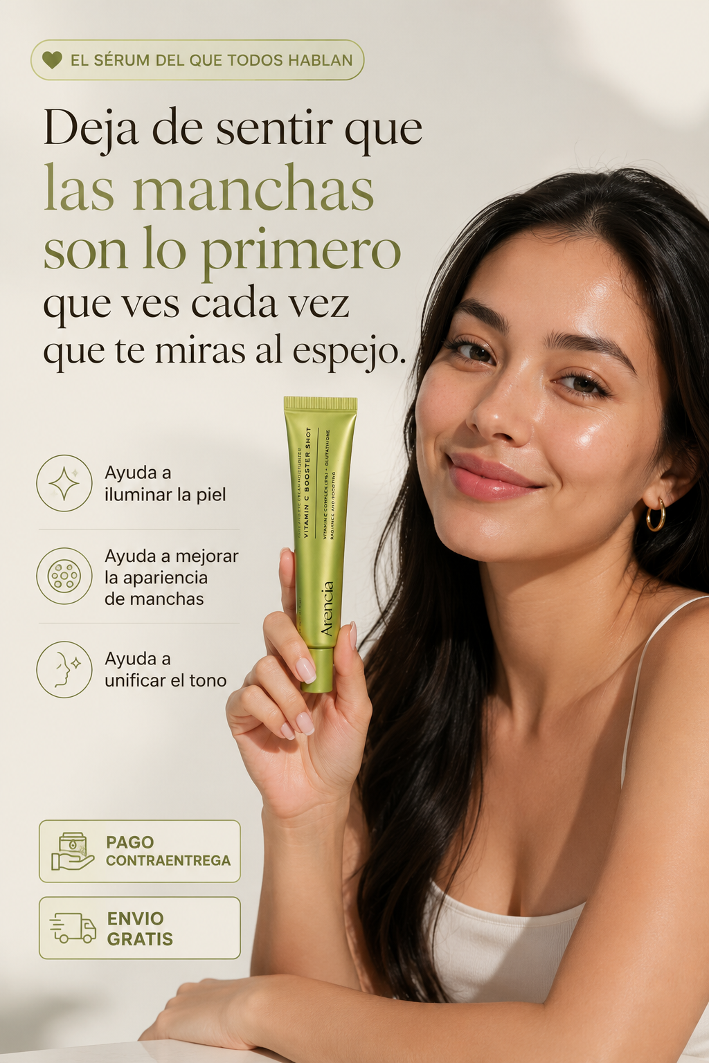 ARENCIA Vitamin C Booster Shot Sérum Coreano para Manchas y Piel Luminosa